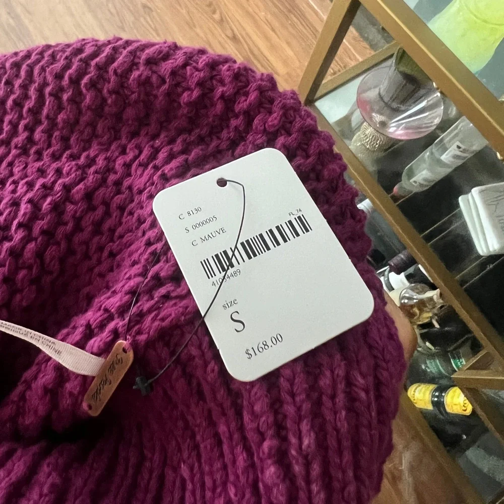 NWT Free People Back to Back Knit Mini Sweater Dress Small - Picture 3 of 3
